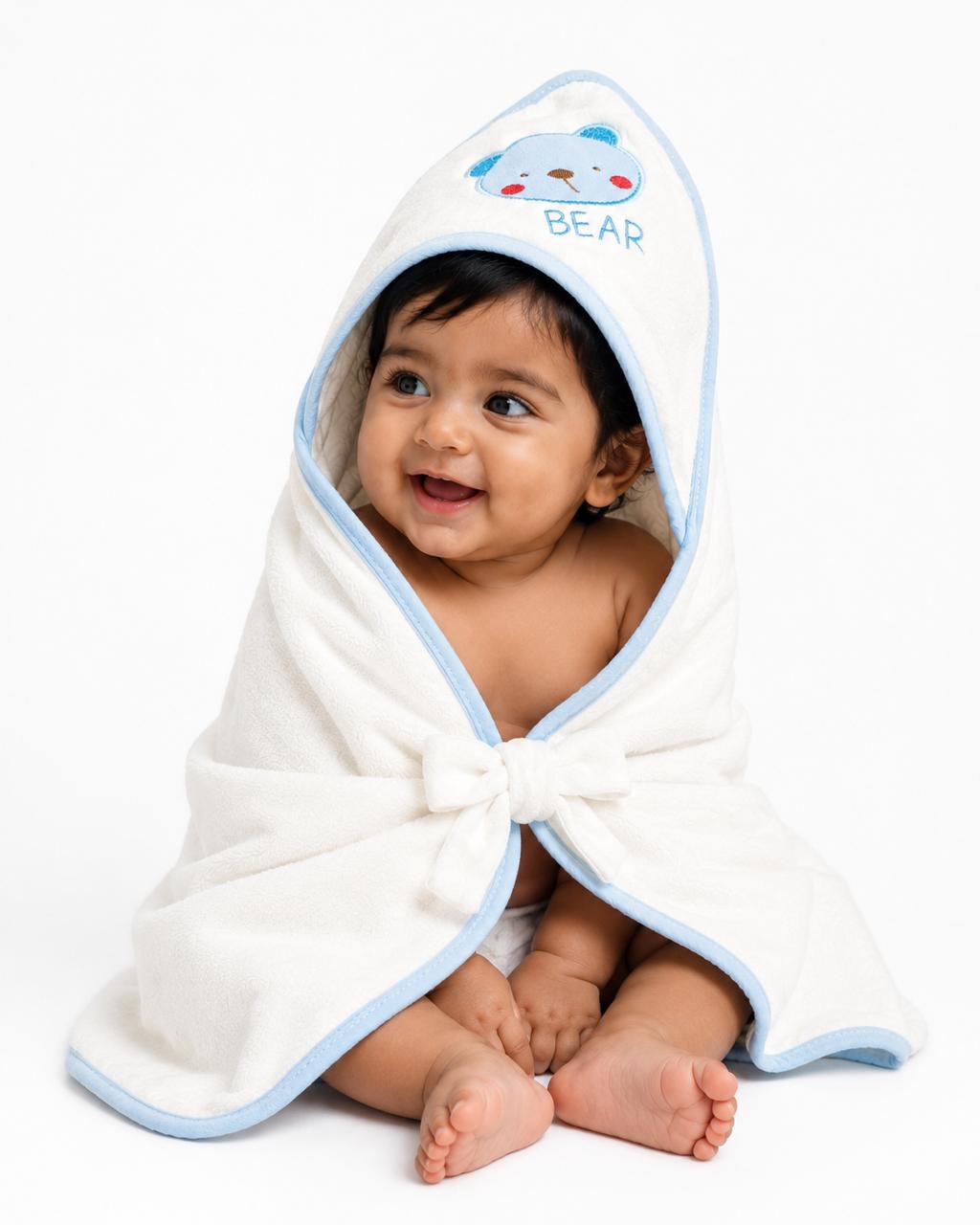 Baby Bear Hooded Wrap Blanket – Premium Newborn Swaddle
