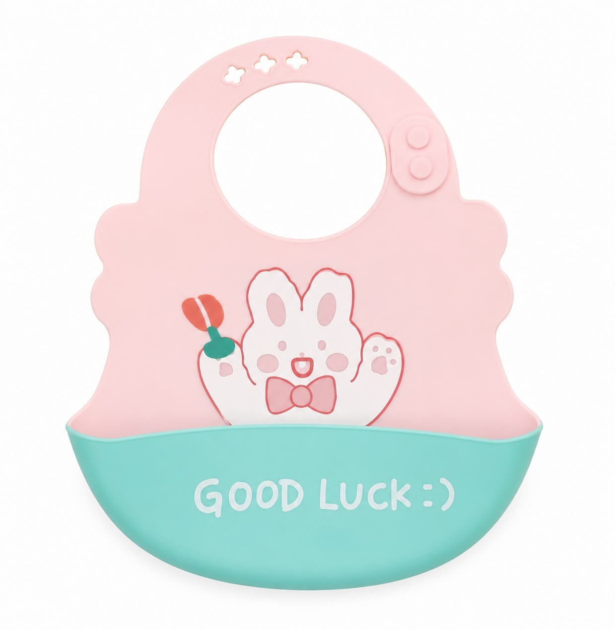 Premium Silicone Baby Feeding Bib | Waterproof with Food Catcher Pocket