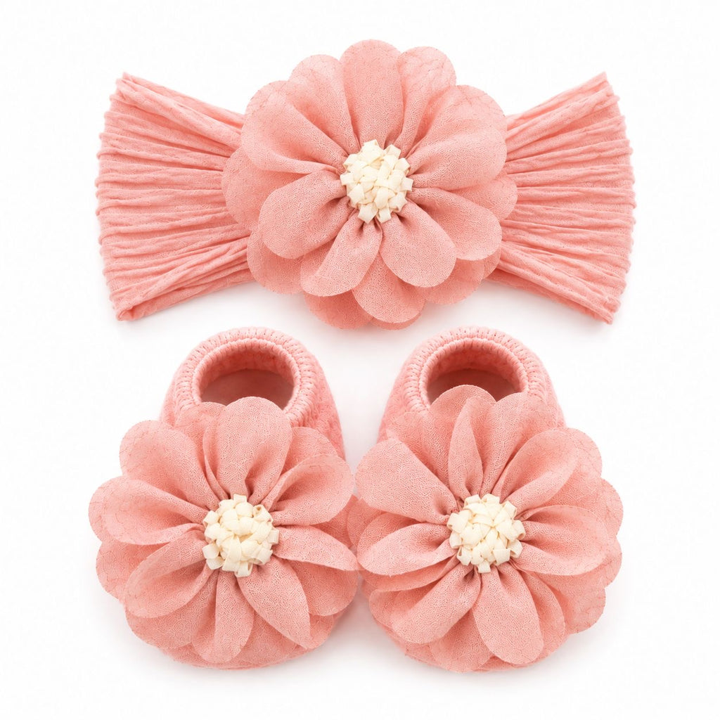 Baby Girls Headband & Shoes Set