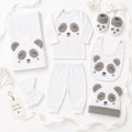 10-Piece Winter Baby Gift Set – Cozy Bear Collection (Grey/White)