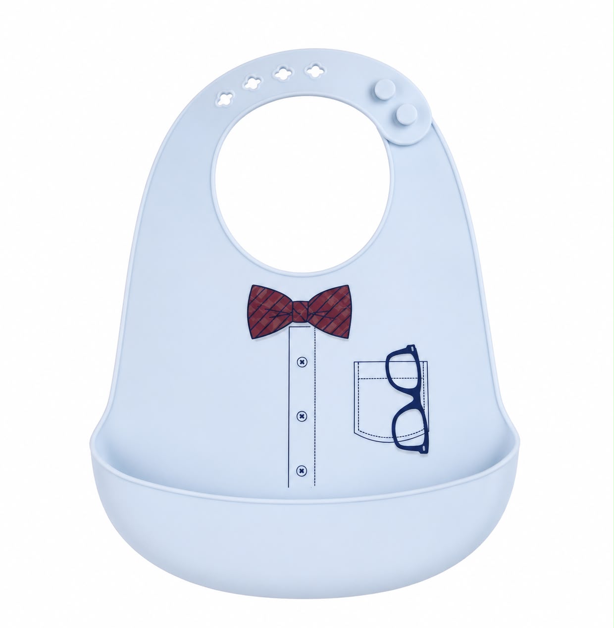 Premium Silicone Baby Feeding Bib | Waterproof with Food Catcher Pocket