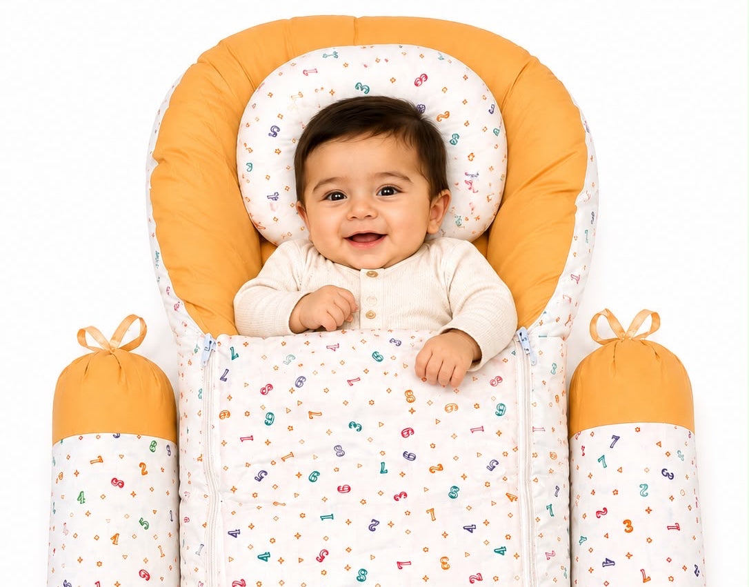 4 Piece Baby Sleeping Bag Set – Soft & Cozy Comfort