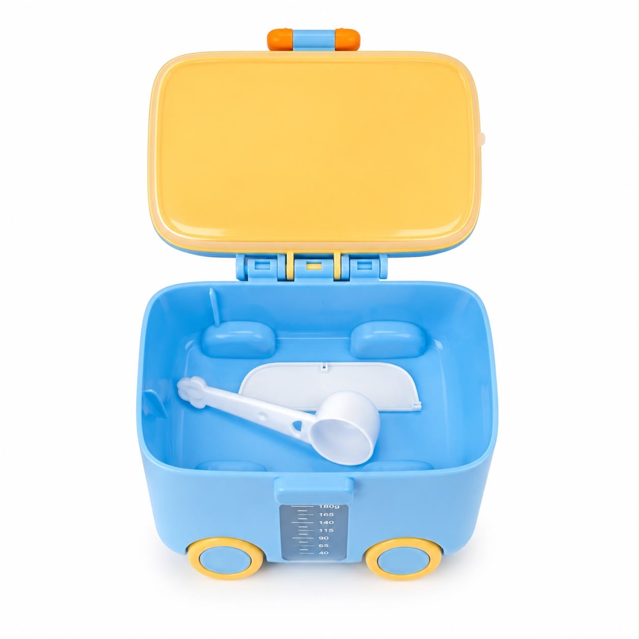 Baby Powder Container Toy with Wheels