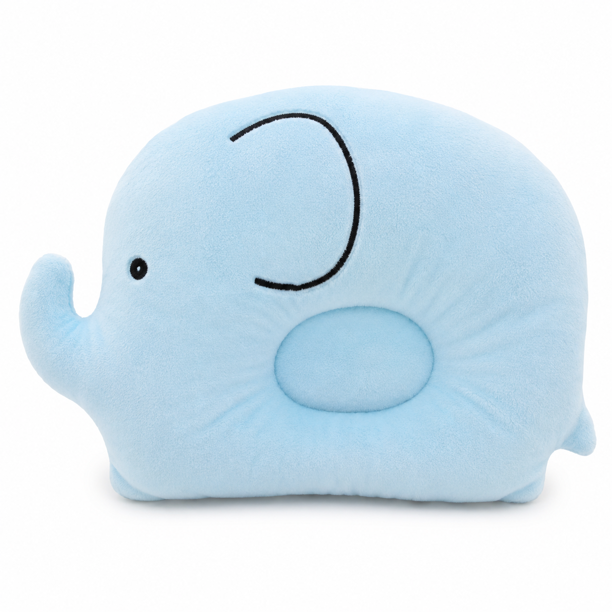 Elephant Baby Head Support PILLOW – Ultra Soft Infant Cushion 🐘🤍