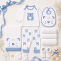 Premium Teddy Bear Newborn Gift Set – Baby Blue Collection