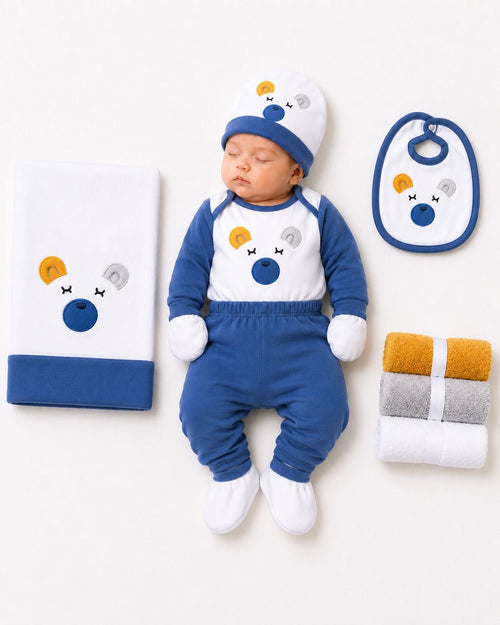 11-Piece Premium Baby Gift Set – Blue Bear Collection