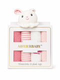 Rabbit Baby Washcloth & Plush Toy Set