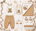 Baby Beige Newborn Gift Set – 11-Piece Essentials Set