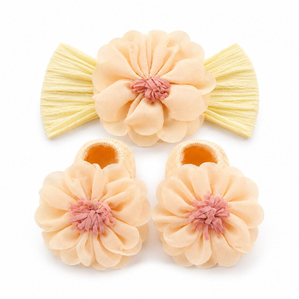 Baby Girls Headband & Shoes Set