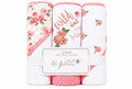 3-Pack Baby Hooded Towels – Ultra Soft Floral Bath Towels for Newborn Girls