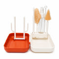 Portable Baby Bottle & Cleaning Brush Drying Rack