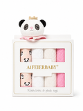 Panda Baby Washcloth & Plush Toy Set