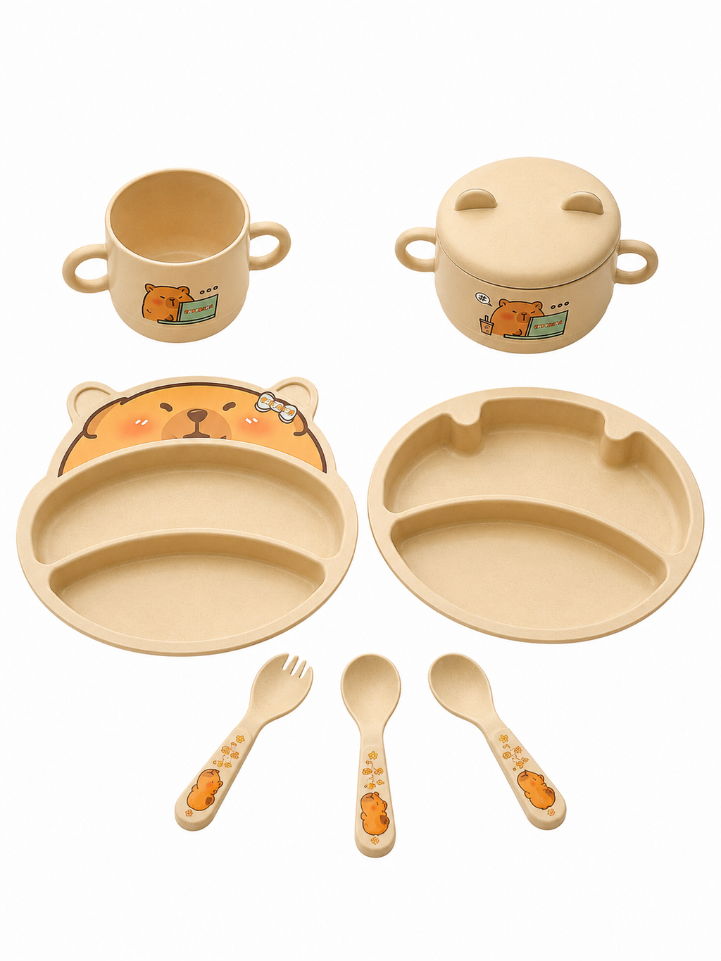 Baby Feeding Dinner Set – 7 Piece Toddler Tableware Set |